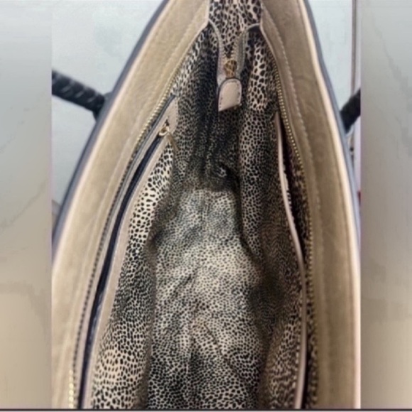 Light Heather Green/Tan Shoulder Bag / Tote Bag - Picture 3 of 4